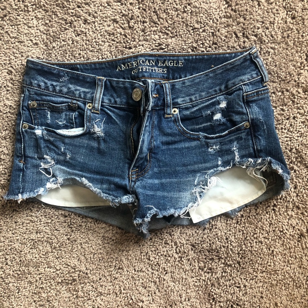 American eagle jean shorts